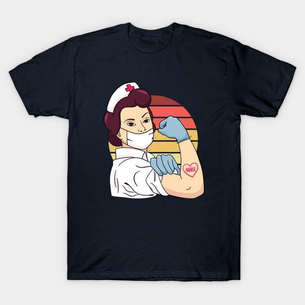 STRONG NURSE design T-Shirt by Pot-Hero